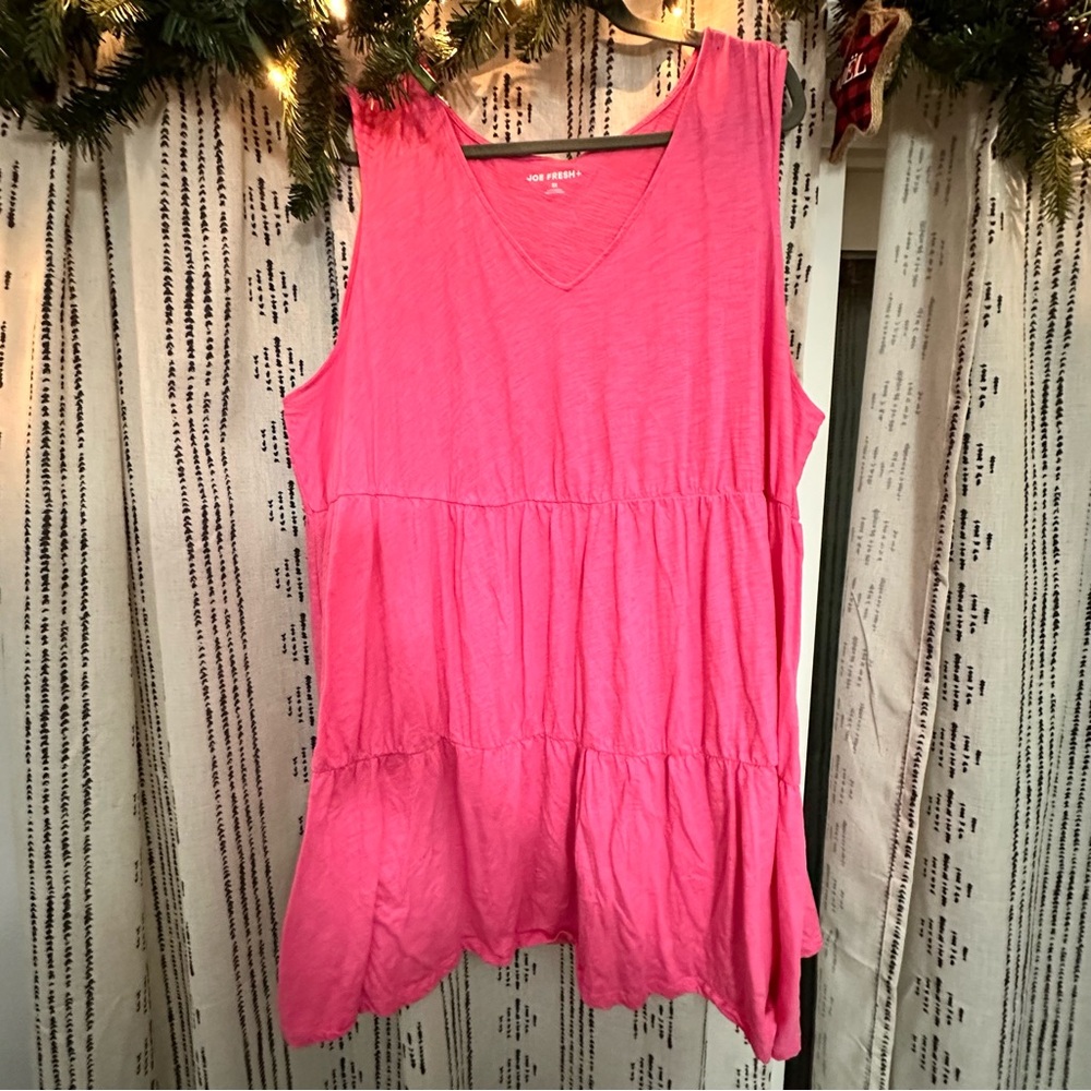 Joe Fresh Bright Pink Sleeveless dress